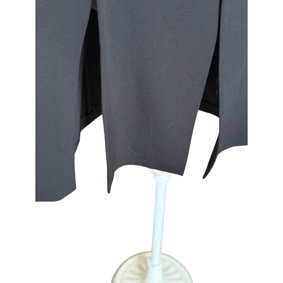 NWOT MM.LAFLEUR Solid Black Tuxedo-Style One-Button Long Slit Coat  Sz +2/US 18 - Picture 11 of 12